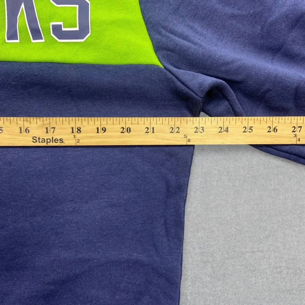 Seattle Seahawks Hoodie Men's Medium Blue‎ Green NFL Team Apparel Football NWT